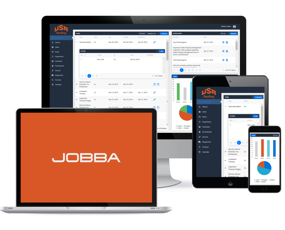 screenshot of Jobba Trade Technologies